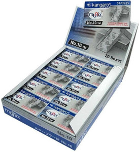 Kangaro MANUAL Stapler Pin No.10 1M | 20 Packs | Manual Stapler pin