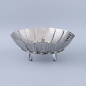 RTURO Vegetable Steamer Basket Insert for Pots, Pans for steam boiling cooking Steamer Stainless Steel Steamer