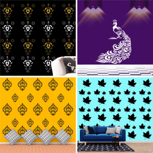 ARandNJ Painting Wall Stencils (Size :- 16 X 24 Inch) PATTERN ...