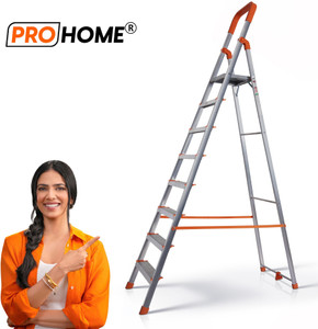 ProHome 8 Steps Aluminium Ladder with Anti Slip Shoes - Image 6