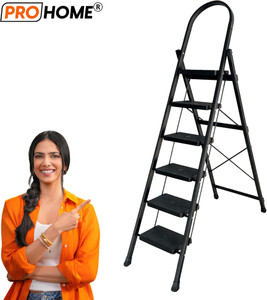 ProHome 6 Step Steel Ladder with Anti-Skid Shoes - Image 6