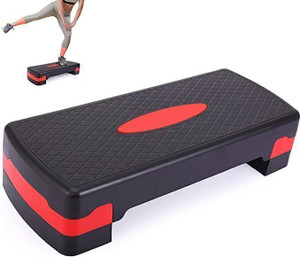 squarefit Stepper for Exercise at Home Fitness Aerobic Stepper with Height Adjustments Stepper