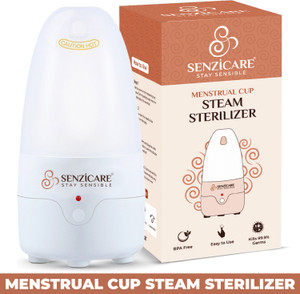 senziwash Menstrual Cup Steam Sterilizer |Kills 99% of Germs in 3 Minutes - 1 Slots