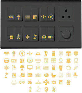 Lakshmina 1.5 cm Golden Switch Sticker - Image 6