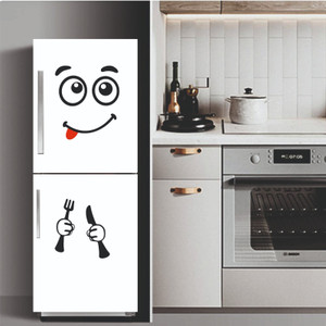 god & god's 46 cm Cute Cartoon Faces For Fridges and Home Decoration Self Adhesive Sticker