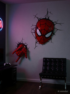 Decals Point 3 cm spiderman Self Adhesive Sticker