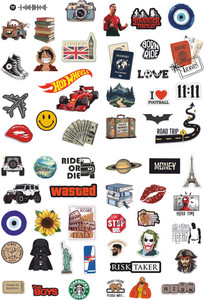 skyline animation 3 inch 60+ Pcs Esthetic Stickers Pack for Lapto... more