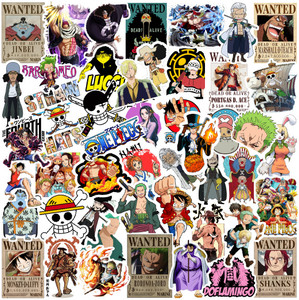 CodersParadise 5.5 cm One Piece for Laptop, Diary, Guitar, Mobile Phone - Waterproof Self Adhesive Sticker