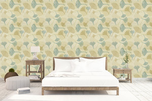 rawpockets Vinyl Floral & Botanical Multicolor Wallpaper