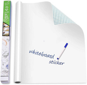 Adoere 45 cm Giant Self Adhesive Waterproof Whiteboard Sticker |Office/Kids/School | 45x200cm Self Adhesive Sticker