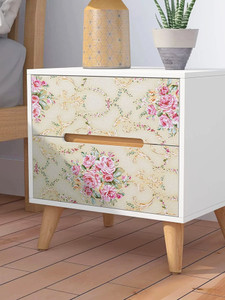 rawpockets Vinyl Floral & Botanical Multicolor Wallpaper