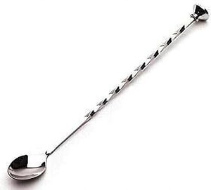 RajCutlery Stainless Steel Cocktail Spoon Stainless Steel 30 cm Stirrer