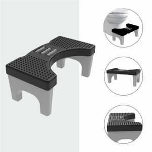 संकेत एंटरप्राइज Bathroom Toilet Step Stool with Massage Rollers 18 cm Height Foldable बाथरूम स्टूल