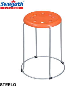 swagath furniture Steelo Sitting Stool for kitchen and houeshold work Outdoor & Cafeteria Stool