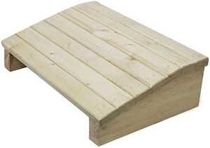 Abhi Creation Foot Rest Under Table for Office Home Natural Pine Wooden Living & Bedroom Stool