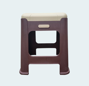 Supreme Premium Leather Finish Stool, Luxury Aesthetic for home/office/garden Living & Bedroom Stool