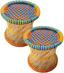 Bhavishya Handmade Bamboo Stool for Home,Office & Livingroom Living & Bedroom Stool