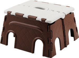 Primelife 7 Inches Super Strong Folding Step Stool for Adults and Kids, Kitchen Step Stool Bathroom Stool