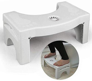 Ramview Toilet Stool, Foldable Multifunctional Toilet Stool Bathroom Stool Bathroom Stool