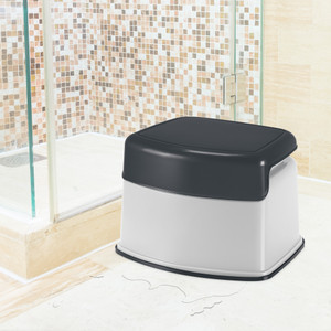 MILTON Swish Plastic Stool Bathroom Stool