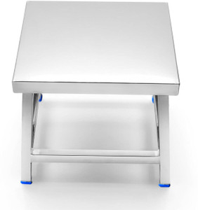 MEENA ENTERPRISES Heavy-Duty Stainless Steel Table,Durable & Multipurpose,Kitchen utility table Stool