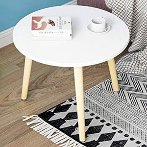 HabibaArtGallery TEA & COFFEE TABLE WITH FOLDABLE LEGS L 18 X B 18 X H 18 Living & Bedroom Stool