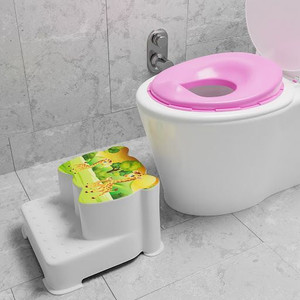 Extrawish "Kids Toilet Training Set with Step Stool and Potty Seat, Bathroom Stool