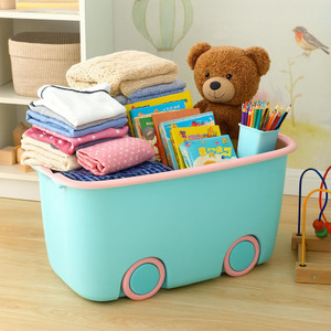 JEKEMI Kids Toy Storage Box With Lid Storage Box