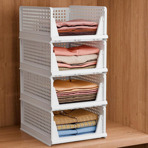 Shiswa Pack of 4 Stackable Clothes Organizer Set - Image 6