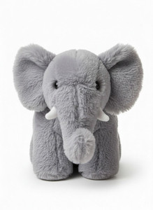 SHREEJI GIFT Fibre Filled Stuffed Animal Elephant Soft Toy for Kids Plush Hugging Soft Toy - 22 cm