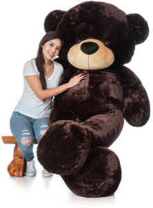 Ksar 5 Feet CHOCOLATE Teddy Bear For Kid's Birthday Gift and Marriage Anniversary  - 152 cm