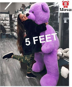 MOSU 5 Feet Purple Super Soft Lovable Teddy Bear for Girlfriend, Birthday Gift  - 60 inch