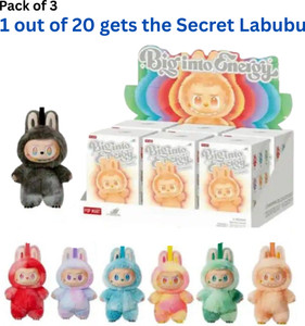 Fusked Pack 3 Labubu Doll The Monsters Big into Energy Series
