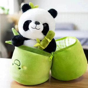 cuddlenest Bamboo Panda soft toys for kids, birthday gift for kids, plush toy for girls  - 25 cm