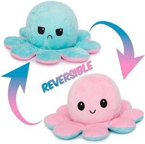 Apex Toys Reversible Mini Octopus Cute Baby Plush Toy  - 15 cm