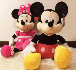 SkyToys Attractive Combo of Mickey & Minnie Mouse Teddy Stuffed Toys Giant size for kids - 50 cm