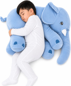 TEDDY TOWN Jumbo Elephant Soft Toy 40cm | Big Cute Elephant Plush Toy for Kids - 40 cm