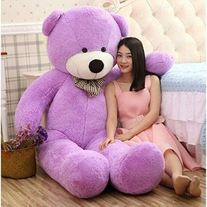 msy Toys Lover Teddy Bear Size Very Soft Teddy Bear (3 feet, Purple) - 89 cm