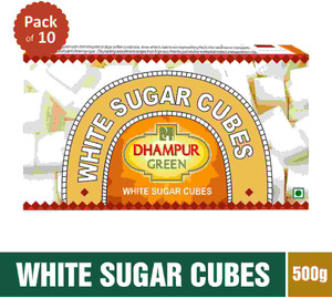 Dhampur White Sugar Cubes 500gm Sugar