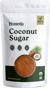 Homeda Organic Coconut Sugar, Coconut Palm Sugar, Natural Sweetener - Premium Quality Sugar