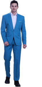 HUMJOLI MENS WEAR Blazer And Trouser Solid Men Suit