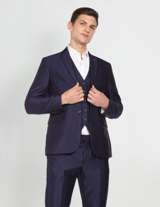 ARROW Single-breasted Solid Men Suit