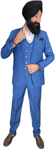 gargian master cut Coat Pant Set Solid Men Suit