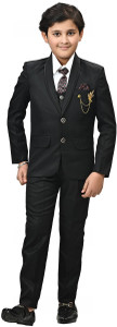 YoungYarns 5 Piece Solid Boys Suit