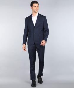ARROW Body Tailored Checkered Notch Collar Suit Checkered Men Suit