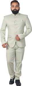 Diamond Style Jodhpuri Solid Men Suit