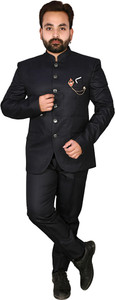 Diamond Style Jodhpuri Solid Men Suit
