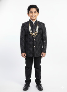 Qitty JODHPURI SUIT Self Design Boys Suit