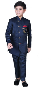 Qtsy JODHPURI SUIT Solid Boys Suit