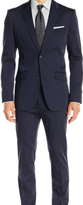 RISANI Single Breasted Complete suits size. Solid Men Suit